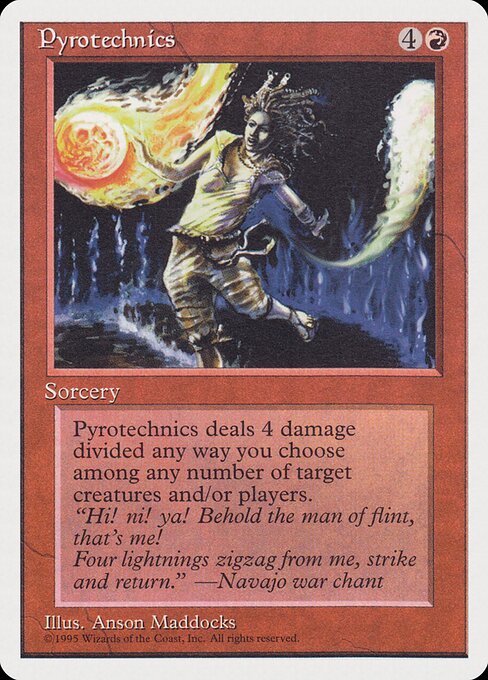 1996 Rivals Quick Start Set Pyrotechnics #37 card