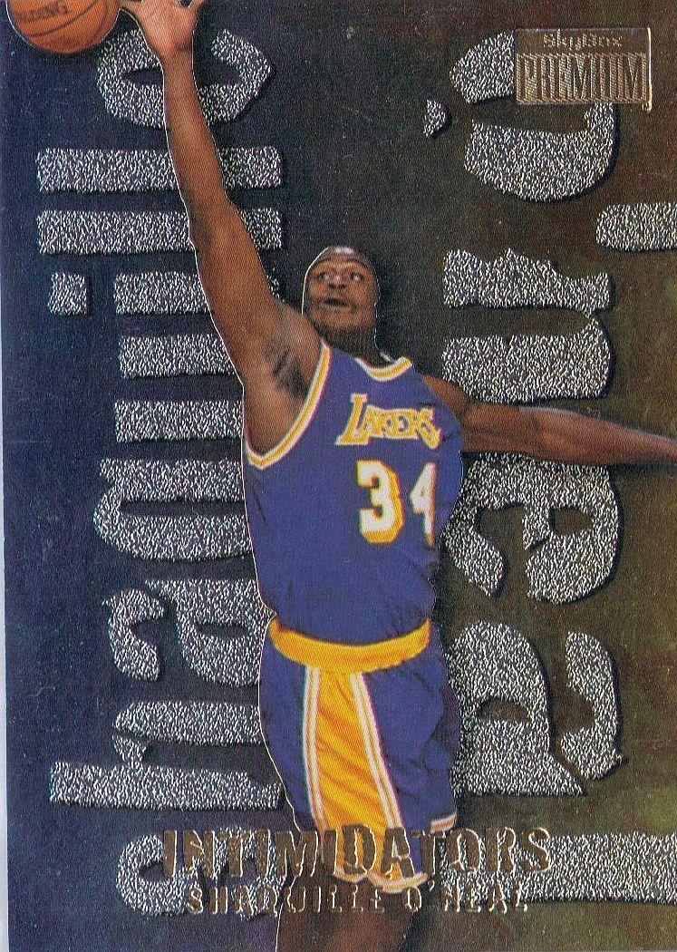 1996 Skybox Premium Intimidators Shaquille O'Neal #15 card