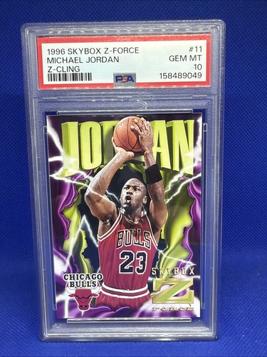 1996 Skybox Z Force Michael Jordan [Z-Cling] #11 card