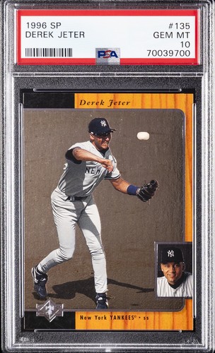 1996 SP Derek Jeter #135 card