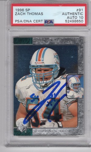 1996 SP Zach Thomas #91 card