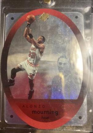 1996 Spx Alonzo Mourning #27 card