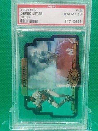 1996 Spx Derek Jeter [Gold] #43 card