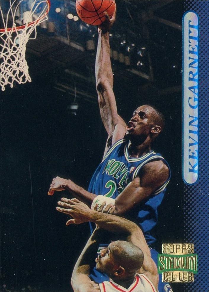 1996 Stadium Club Kevin Garnett #59 card
