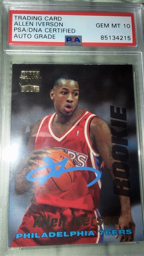 1996 Stadium Club Rookies Allen Iverson #R1 card