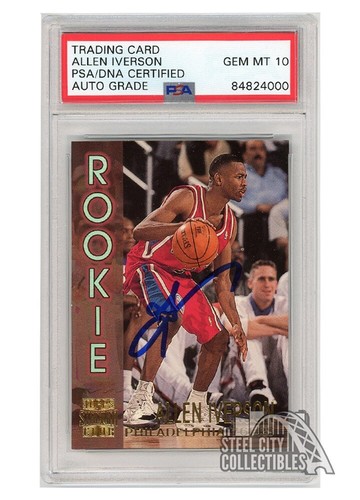 1996 Stadium Club Rookies Allen Iverson #R16 card