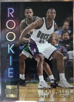 1996 Stadium Club Rookies Ray Allen #R19 card