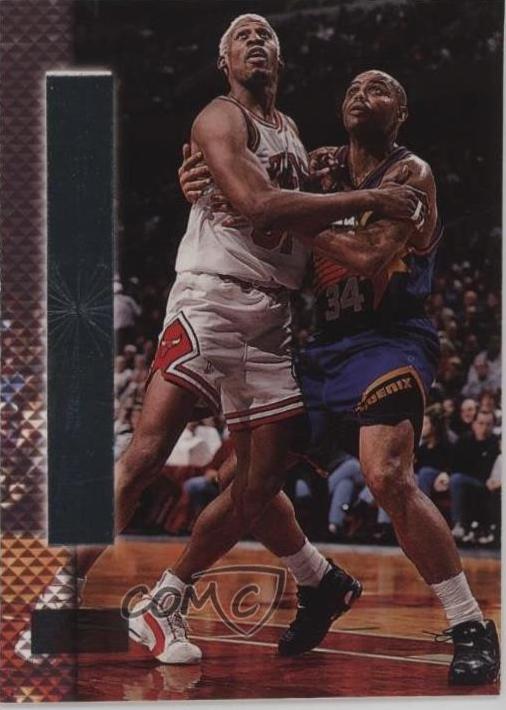 1996 Stadium Club Shining Moments Dennis Rodman #SM9 card