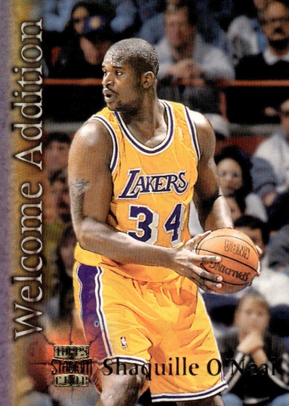 1996 Stadium Club Welcome Addition Shaquille O'Neal #WA19 card
