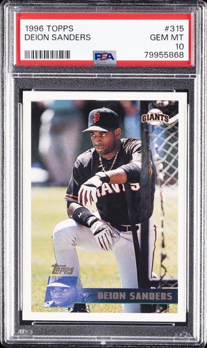 1996 Topps Deion Sanders #315 card