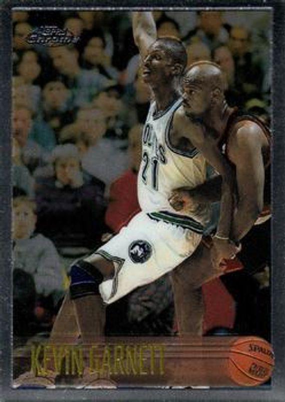1996 Topps Kevin Garnett #45 card