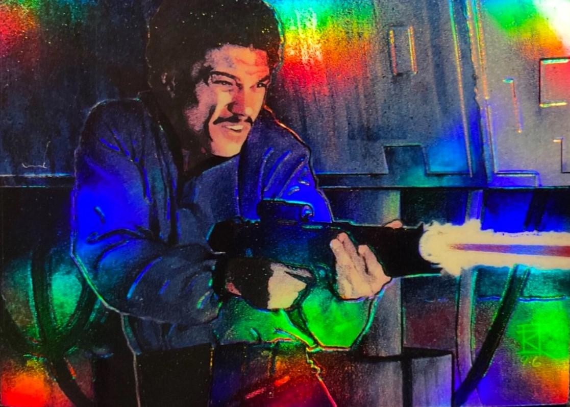 1996 Topps Lando Calrissian [Refractor] #9 card