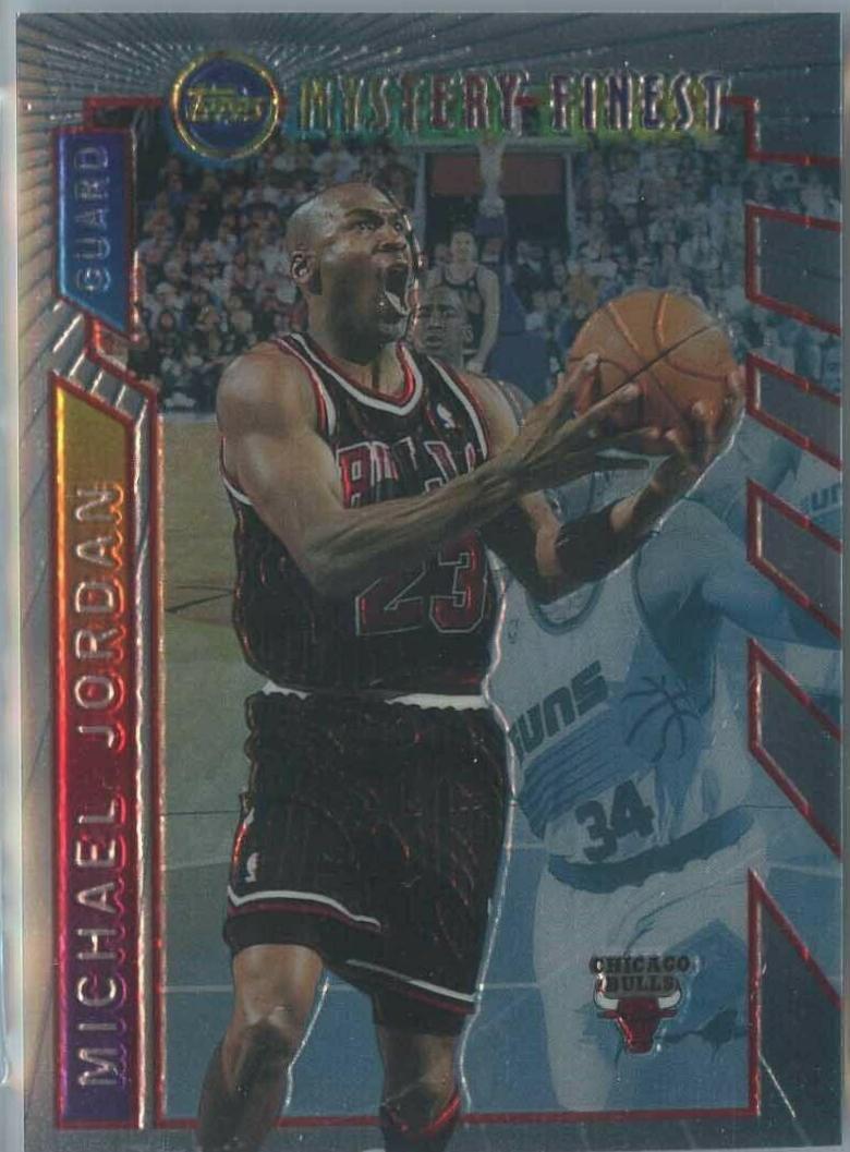 1996 Topps Mystery Finest Michael Jordan [Borderless] #M14 card