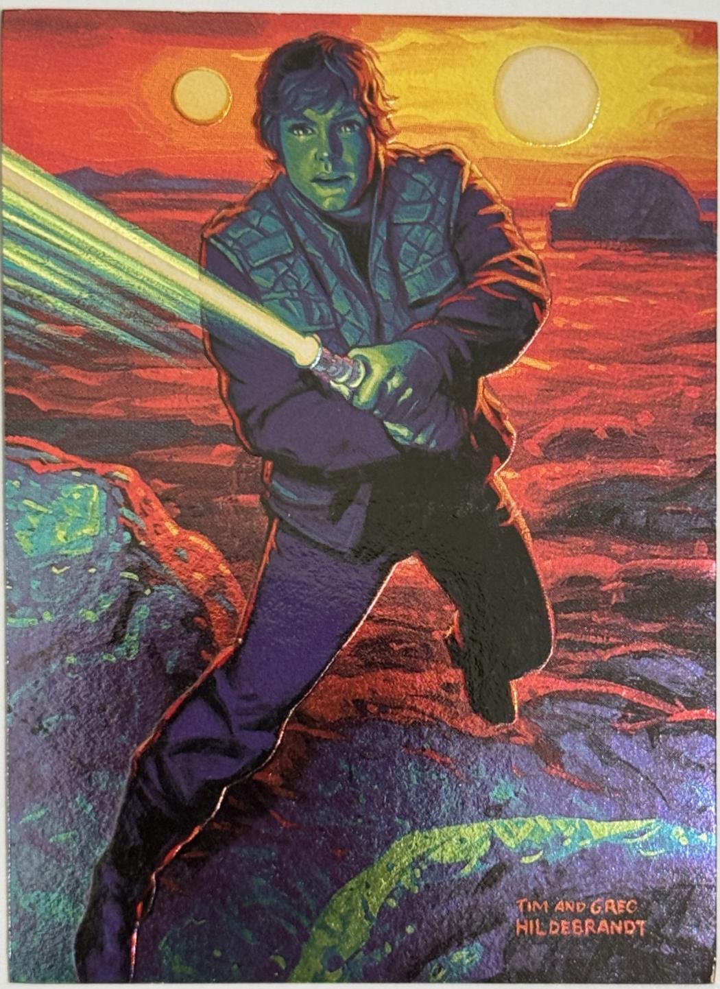 1996 Topps Shadows of the Empire Luke Skywalker #73 card