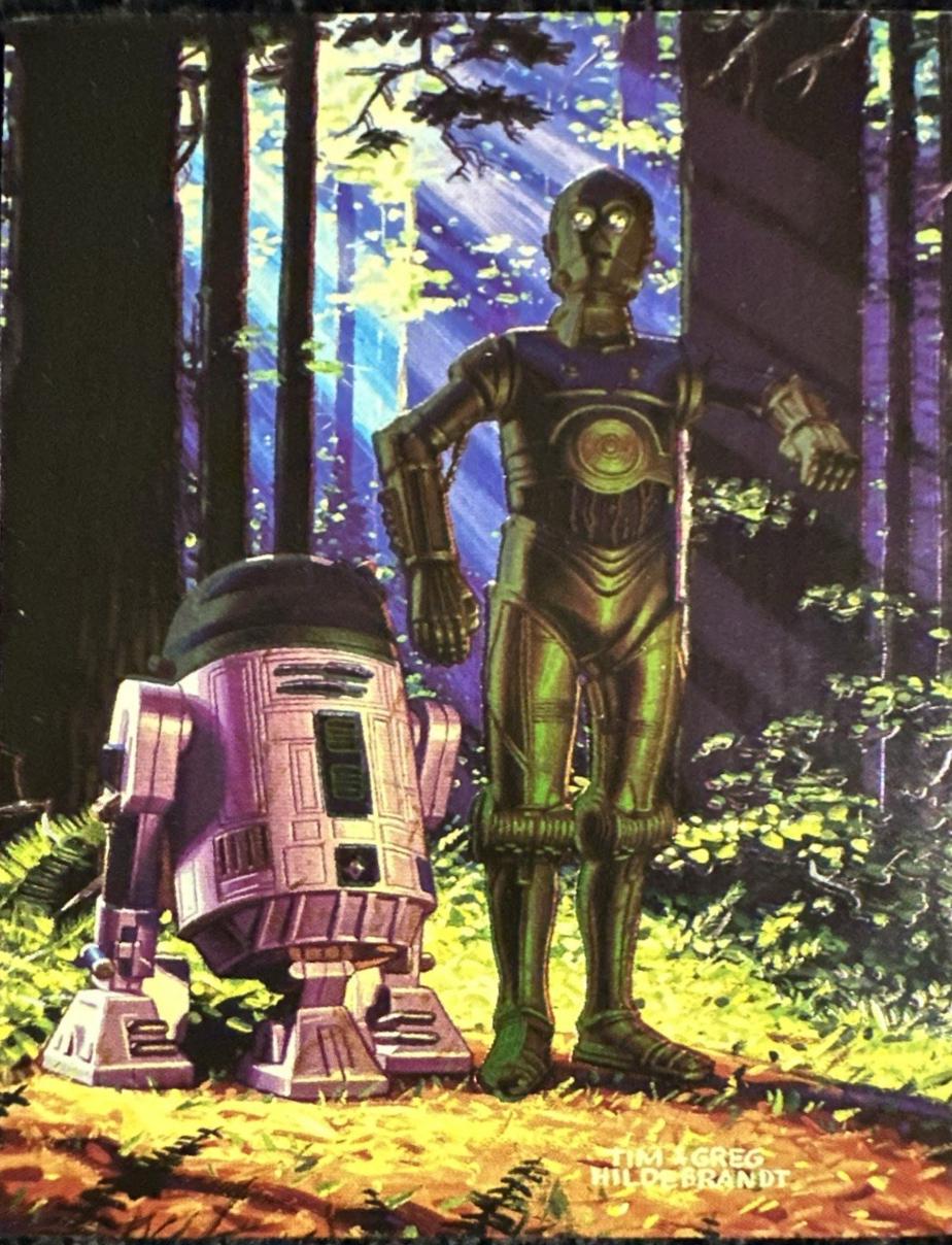 1996 Topps Shadows of the Empire R2-D2 & C-3PO #76 card