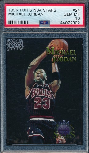 1996 Topps Stars Michael Jordan #24 card