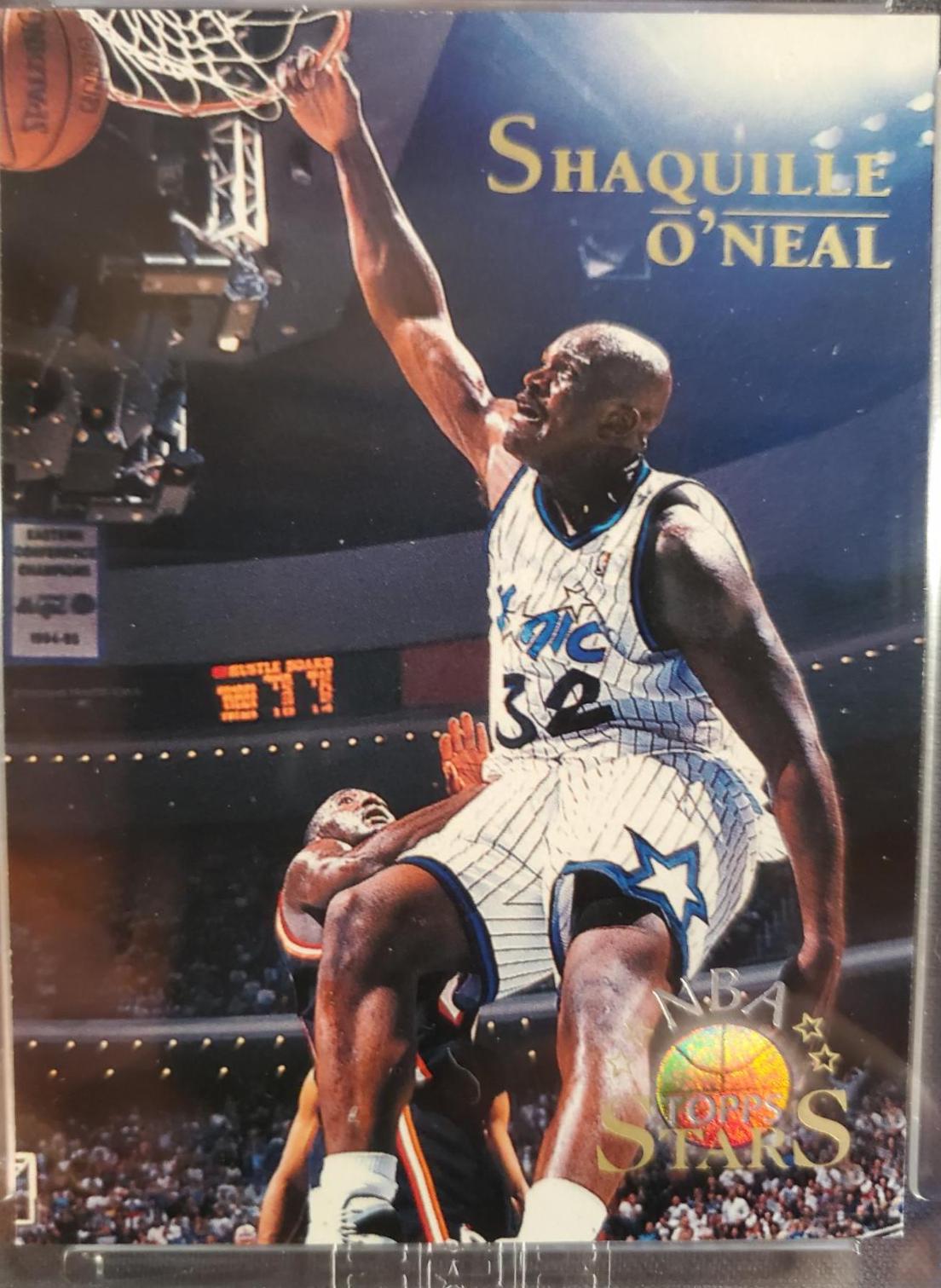 1996 Topps Stars Shaquille O'Neal #32 card