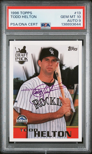 1996 Topps Todd Helton #13 card