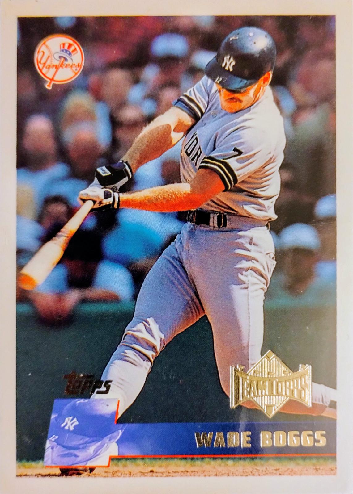 1996 Topps Wade Boggs #323 card