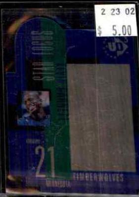 1996 UD3 Kevin Garnett #21 card