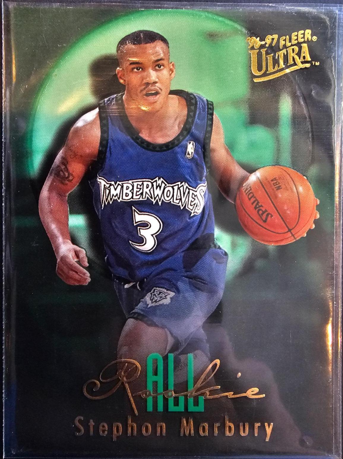 1996 Ultra All-Rookie Stephon Marbury #10 card