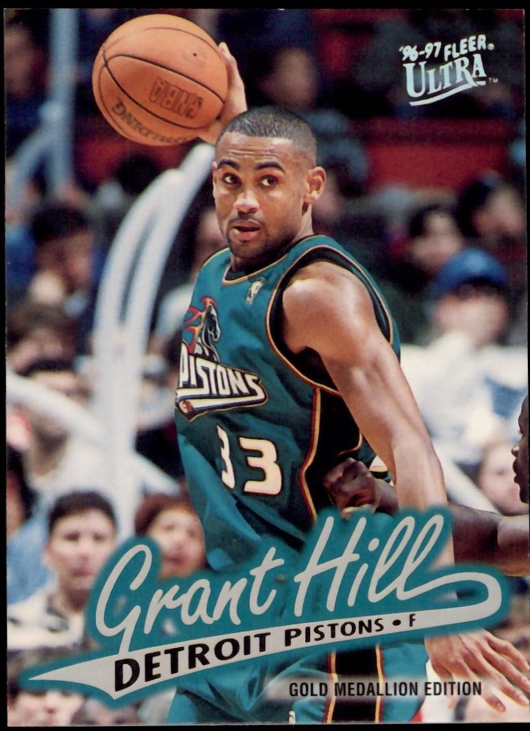 1996 Ultra Gold Medallion Grant Hill #G-179 card