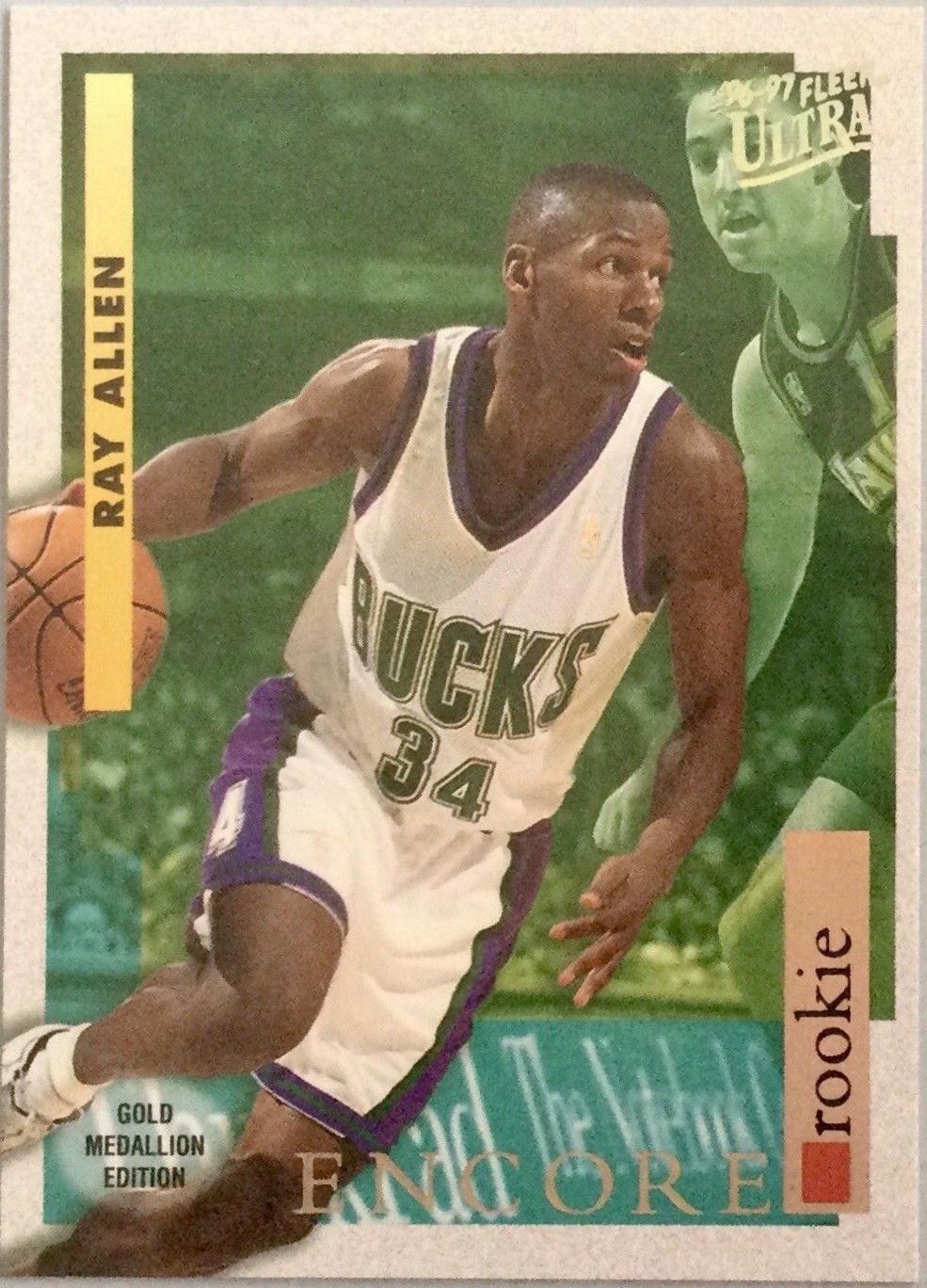 1996 Ultra Gold Medallion Ray Allen #G-265 card