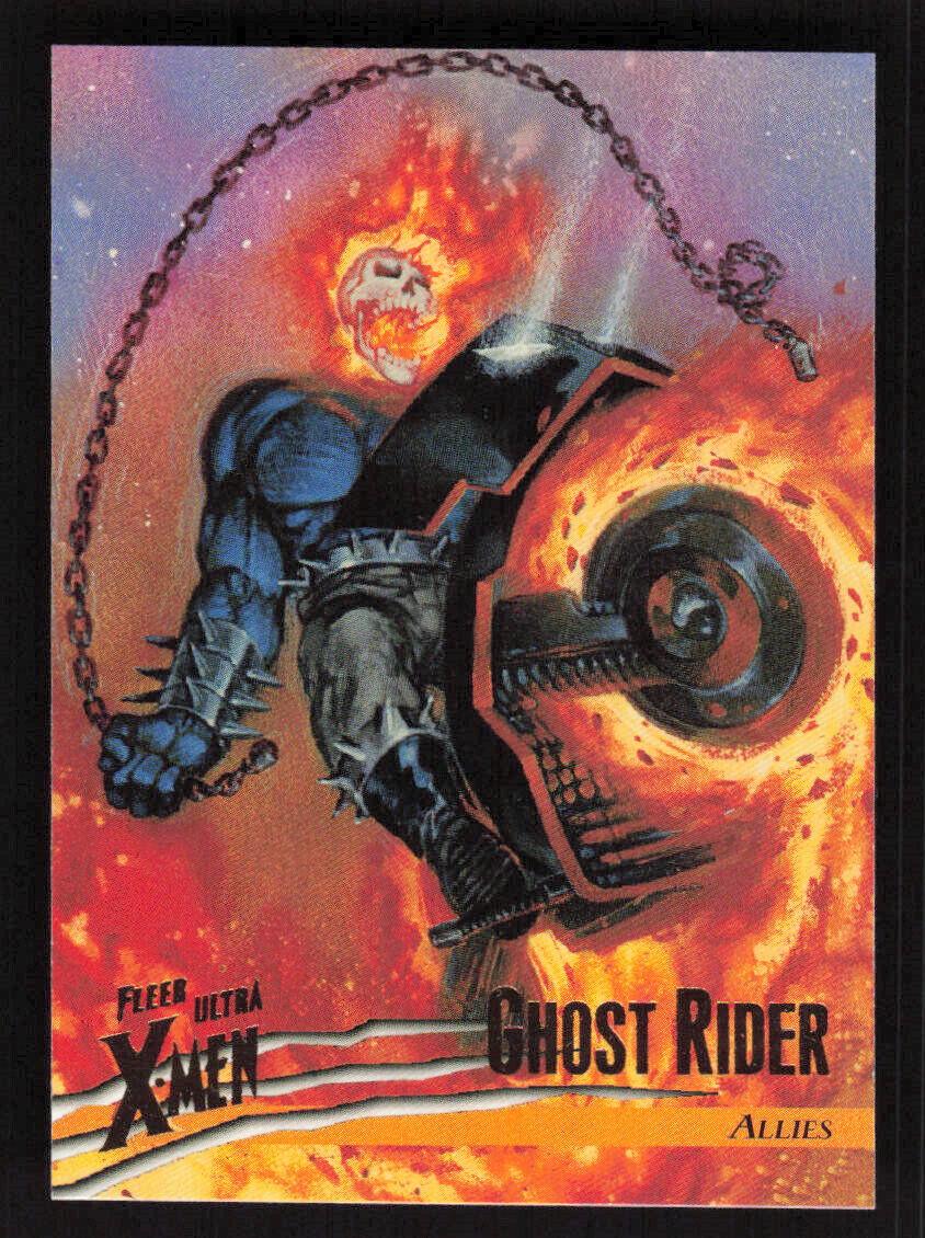 1996 Ultra X-Men Wolverine Ghost Rider #42 card