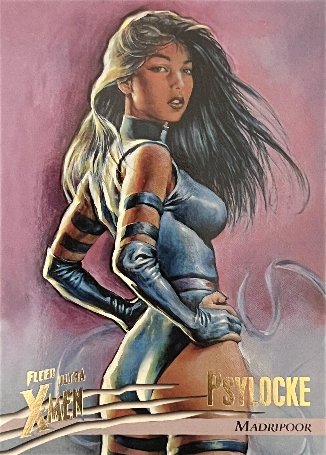 1996 Ultra X-Men Wolverine Psylocke #48 card