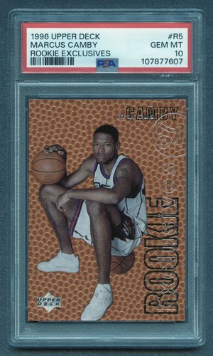 1996 Upper Deck Rookie Exclusives Marcus Camby #R5 card