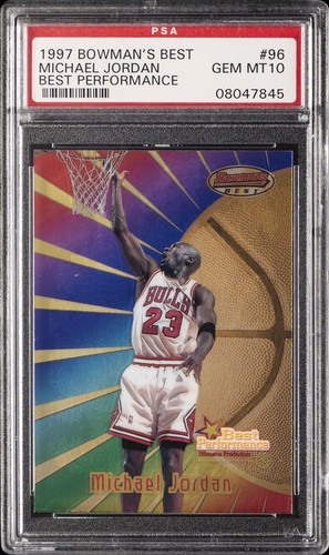 1997 Bowman's Best Michael Jordan #96 card