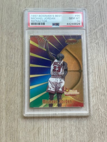 1997 Bowman's Best Michael Jordan [Refractor] #96 card