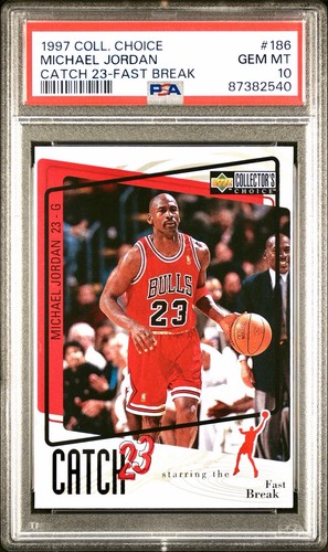 1997 Collector's Choice Michael Jordan #186 card