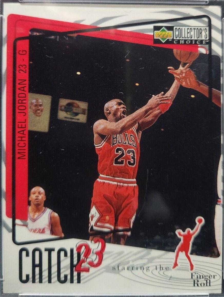 1997 Collector's Choice Michael Jordan [Finger Roll] #187 card