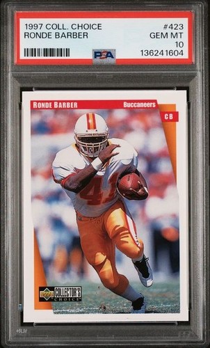 1997 Collector's Choice Ronde Barber #423 card