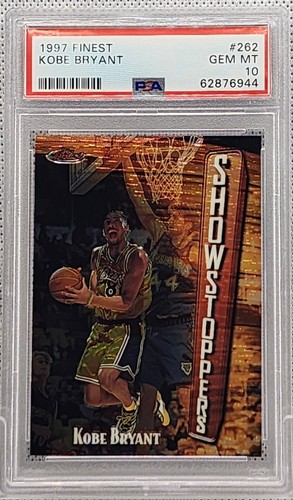 1997 Finest Kobe Bryant [w/ Coating] #262 card