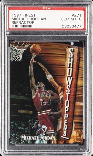1997 Finest Michael Jordan [Refractor] #271 card