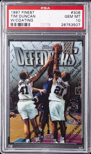1997 Finest Tim Duncan #306 card