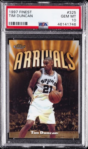 1997 Finest Tim Duncan #325 card
