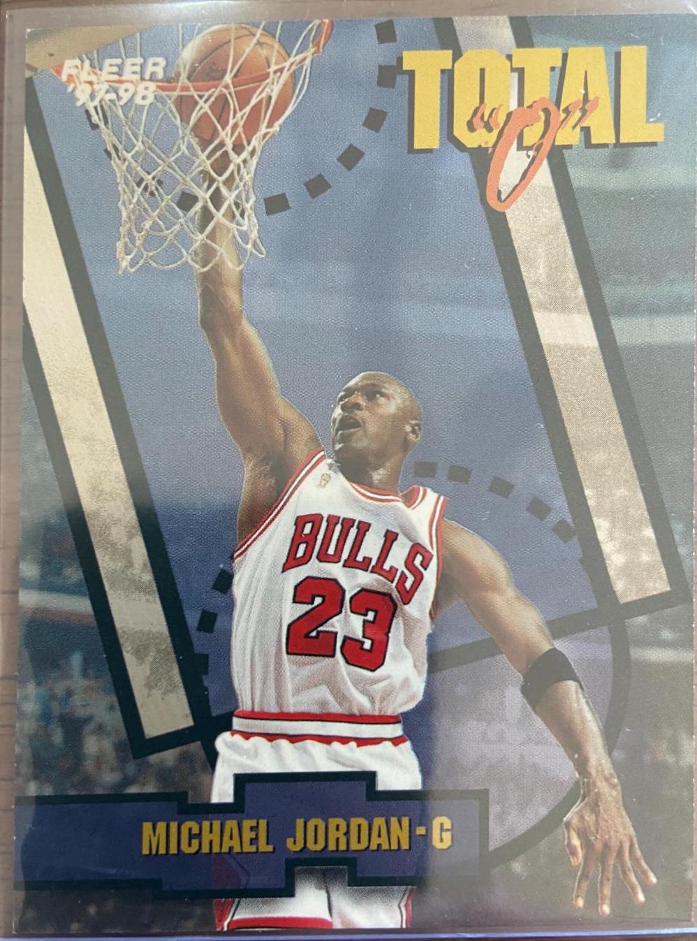 1997 Fleer Total O Michael Jordan #5 card