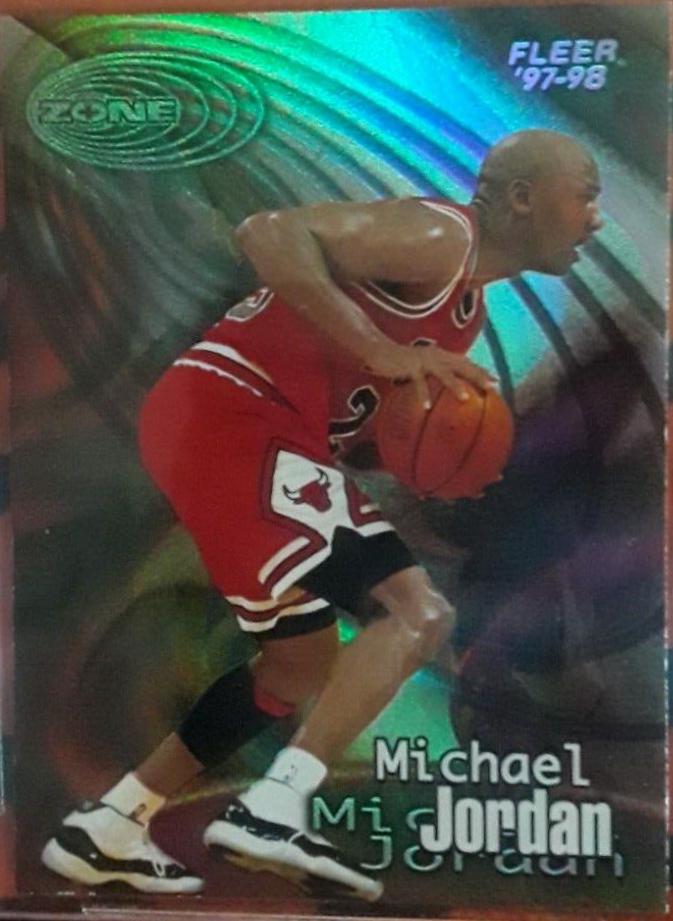 1997 Fleer Zone Michael Jordan #10Z card