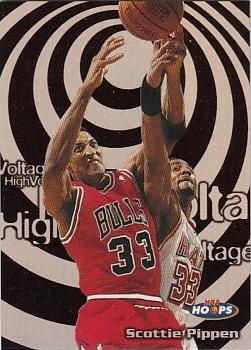 1997 Hoops High Voltage Scottie Pippen #17 card