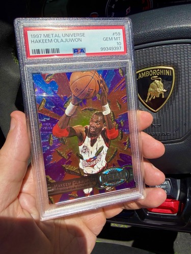 1997 Metal Universe Hakeem Olajuwon #59 card