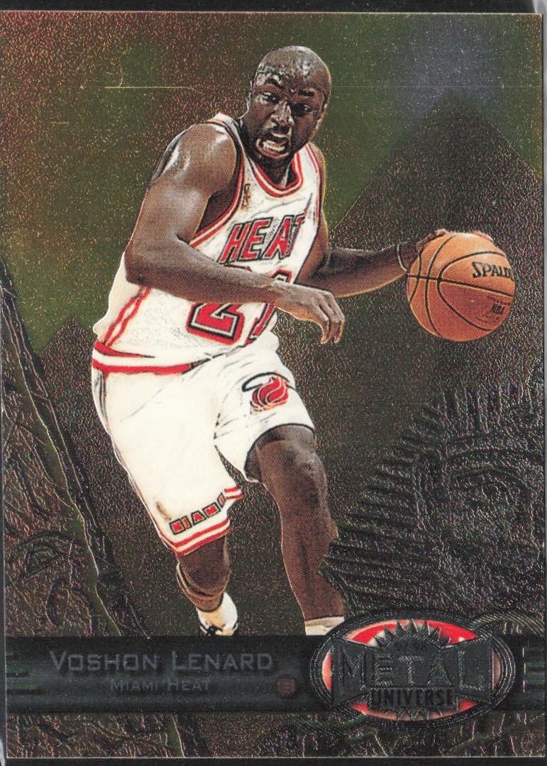 1997 Metal Universe Reebok Voshon Lenard [Bronze] #68 card