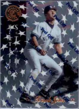 1997 Pinnacle Certified Derek Jeter #141 card