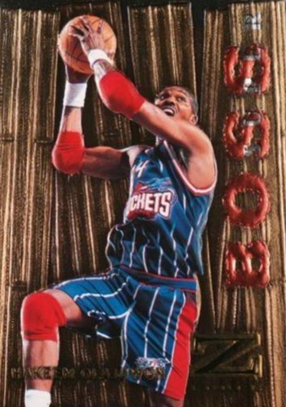1997 Skybox Z Force Boss Hakeem Olajuwon [Super Boss] #15 card