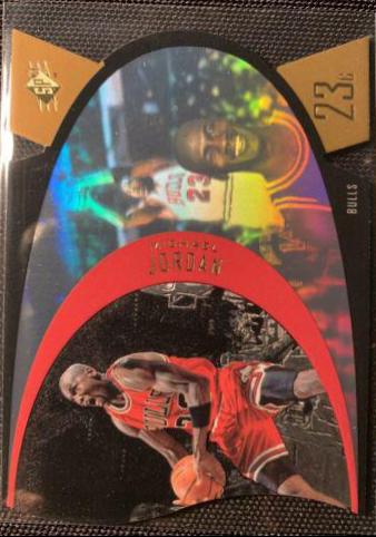 1997 Spx Die-Cut Michael Jordan [Gold] #5 card