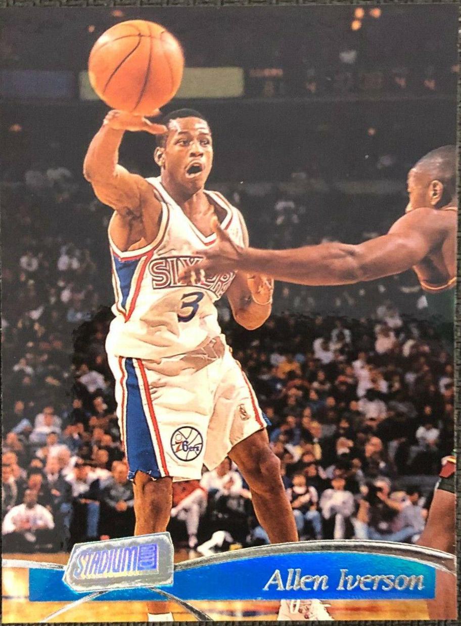 1997 Stadium Club Allen Iverson #125 card
