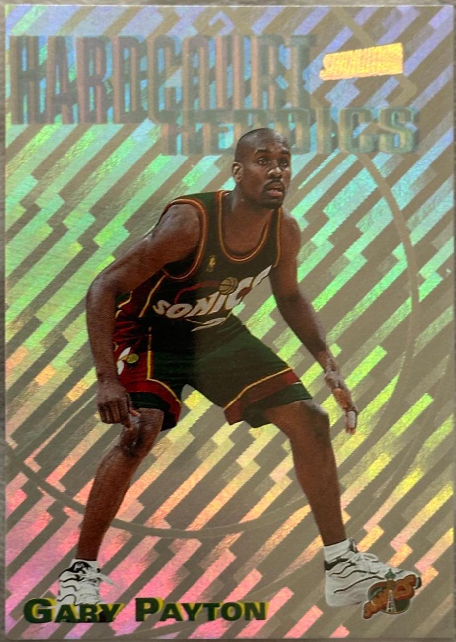 1997 Stadium Club Hardcourt Heroics Gary Payton #H2 card