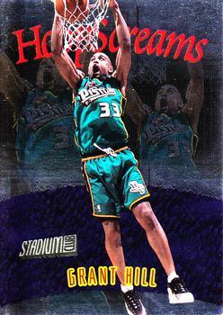 1997 Stadium Club Hoop Screams Grant Hill #HS6 card